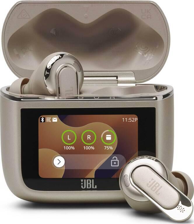 Bezdrátová sluchátka JBL Tour Pro 3, Latte