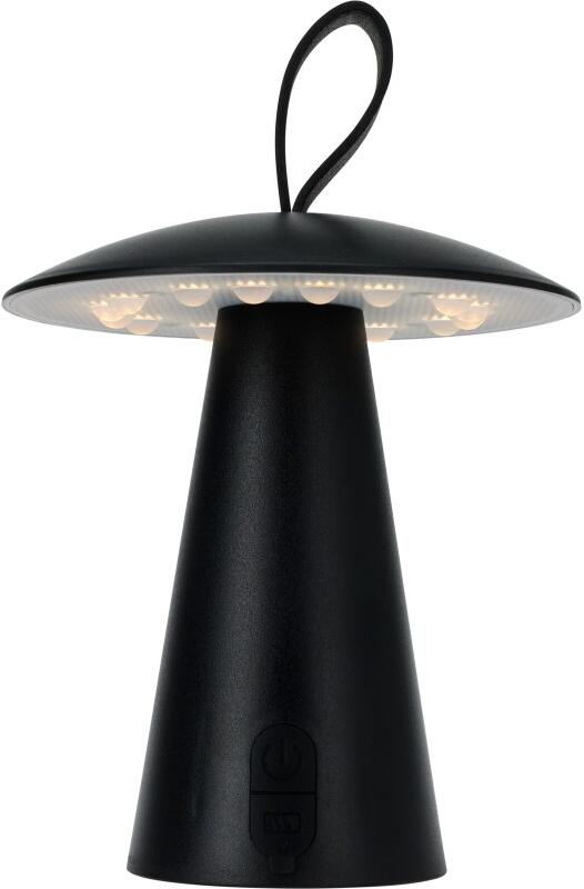 HOMESTYLING Stolní LED lampa nabíjecí černá KO-AF5000830