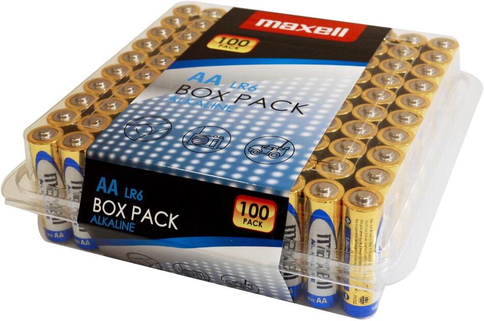 Baterie Maxell LR6 100 box AA Power Alk