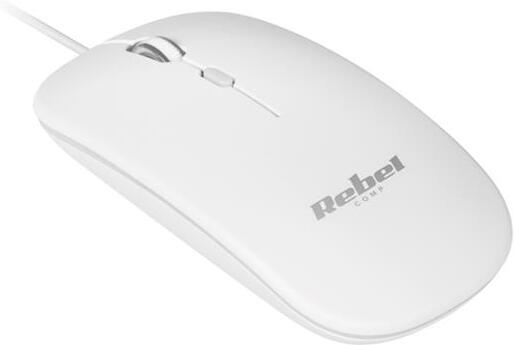 Myš drátová REBEL WDM210 White