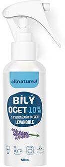 Allnature Bílý ocet sprej 10% s vůní levandule 500ml