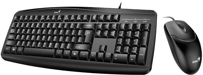 GENIUS Smart KM-200/ Drátový set/ Copilot/ USB/ černá/ CZ+SK layout (31330003419)