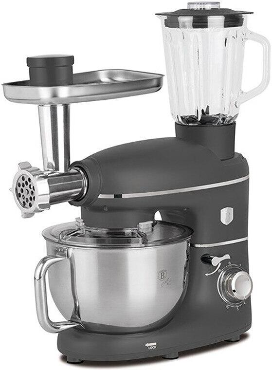BERLINGERHAUS Kuchyňský robot s mlýnkem a mixérem 1500 W Antracit Collection BH-9533