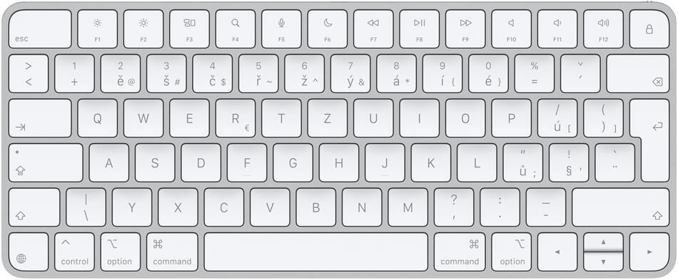 Apple Magic Keyboard/Bezdrátová Bluetooth/SK layout/Bílá (MXCL3SL/A)