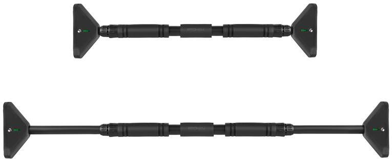 Spokey LEVER Hrazda do dveří s vodováhou, 72-96 cm