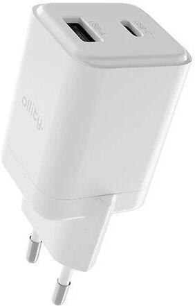 Nabíječka do sítě Allity ATC-01-20WAC 20W, 1xUSB, 1xUSB-C bílá