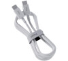Kabel Allity AUC-03 USB-C/USB-C 1m 100W bílý