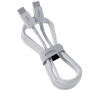 Kabel Allity AUC-03 USB-C/USB-C 2m 100W bílý