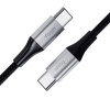 Datov kabel Allity AUC-01 USB-C/USB-C 2m 100W ern