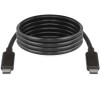 Emos nabíjecí a datový kabel 2.0 USB-C / USB-C, 1 m, černý (SM7028BL)