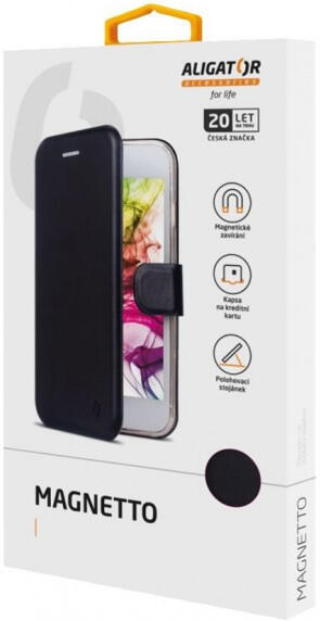 Pouzdro ALIGATOR Magnetto iPhone 16, Black