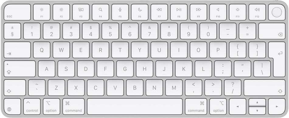 Apple Magic Keyboard Touch ID/Bezdrátová Bluetooth/IE layout/Bílá (MXCK3Z/A)