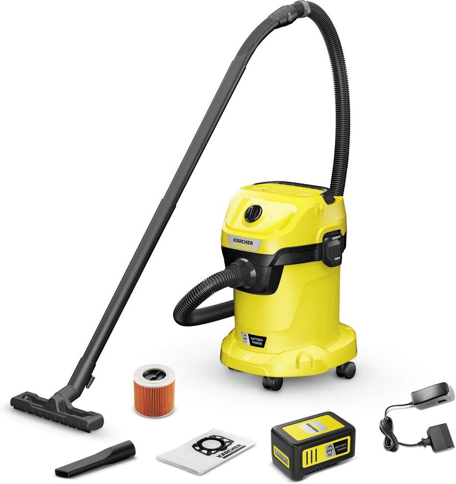 Víceúčelový vysavač Kärcher WD 3-18 Battery Set AKU (1.628-551.0)