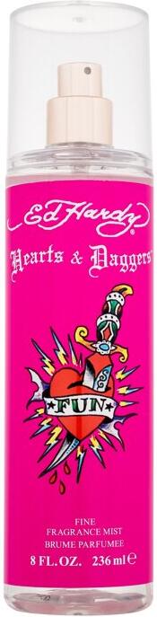 Tělový sprej Christian Audigier Ed Hardy Hearts & Daggers, 236 ml