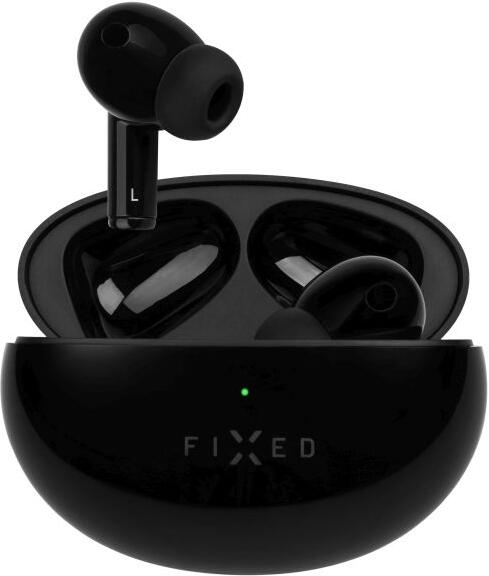 Bezdrátová TWS sluchátka FIXED Pods Pro s ANC a bezdrátovým nabíjením, bez PD, černá