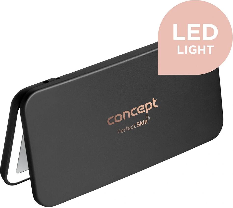 Concept KZ2020 Kosmetické zrcátko kapesní s LED, midnight