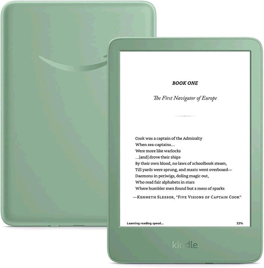 E-book Amazon Kindle 2024 (16 GB), matcha, BEZ REKLAM