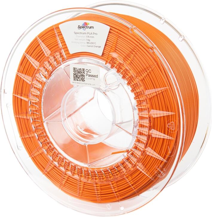 Filament Spectrum PLA Pro 1.75mm CARROT ORANGE 1kg