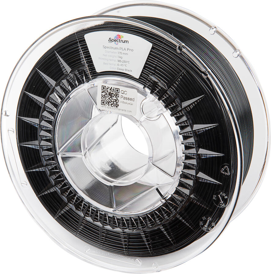 Filament Spectrum PLA Pro 1.75mm DEEP BLACK 1kg