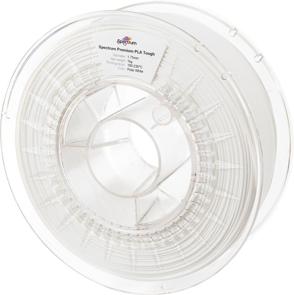 Filament Spectrum PLA Tough 1.75mm POLAR WHITE 1kg