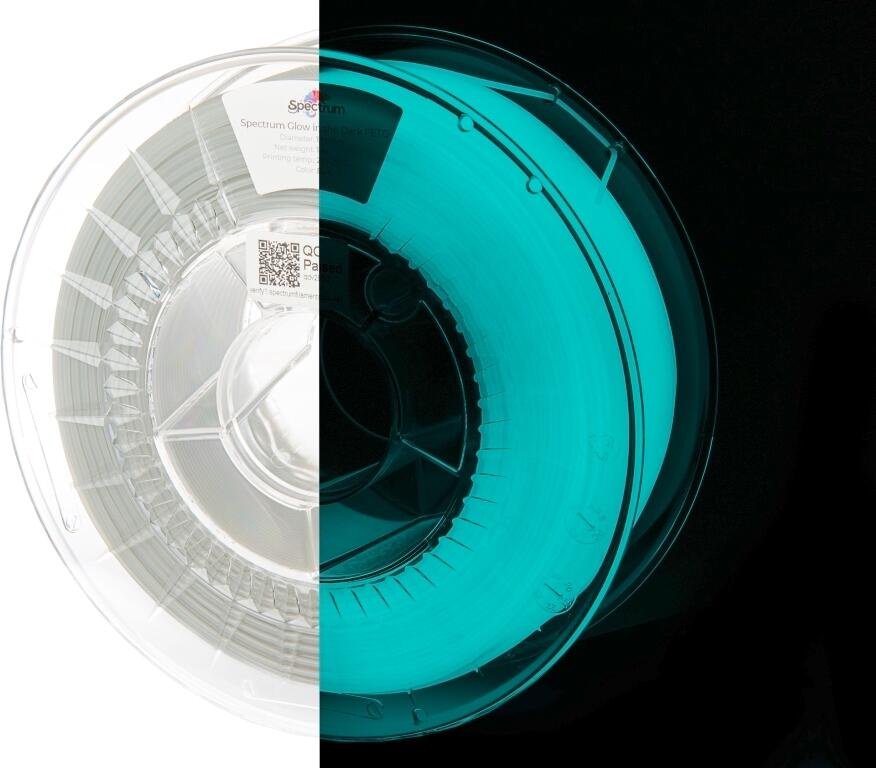 Filament Spectrum PLA Glow in the Dark 1.75mm BLUE 1kg