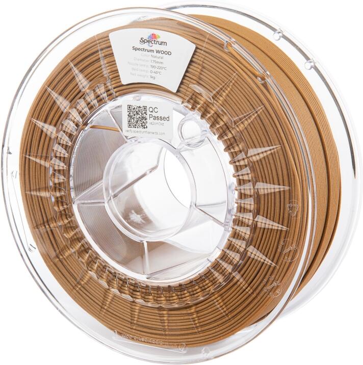 Filament Spectrum WOOD 1.75mm NATURAL 1kg