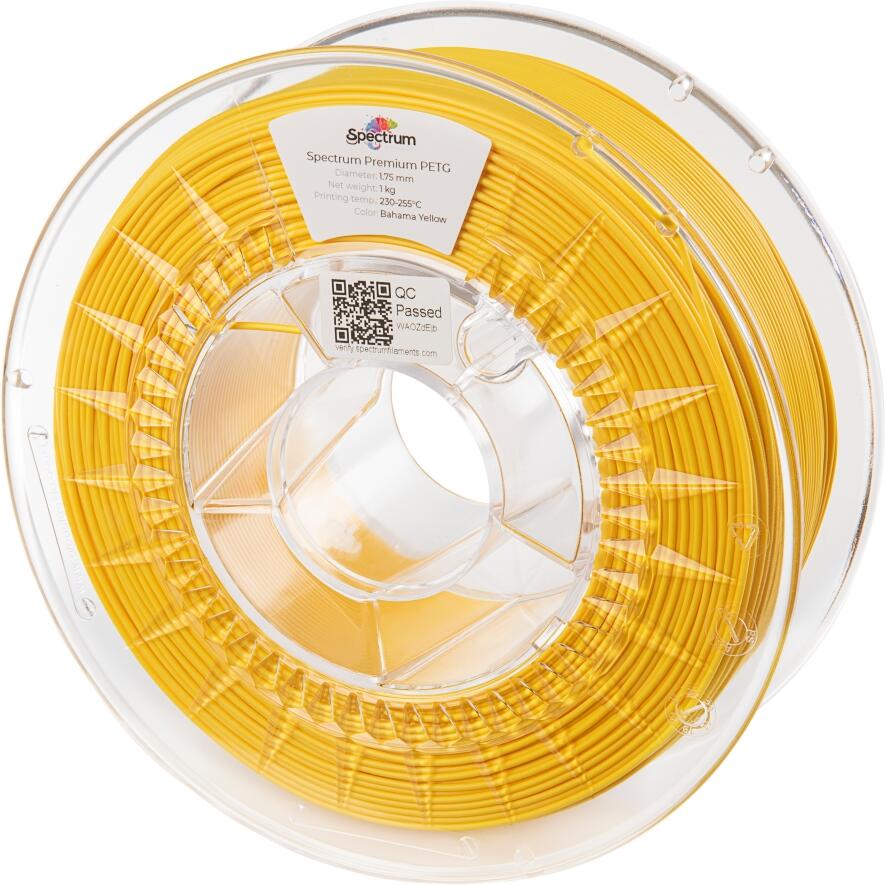 Filament Spectrum Premium PET-G 1.75mm BAHAMA YELLOW 1kg