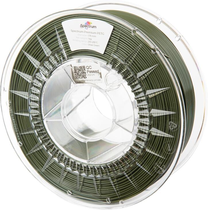 Filament Spectrum Premium PET-G 1.75mm OLIVE GREEN 1kg