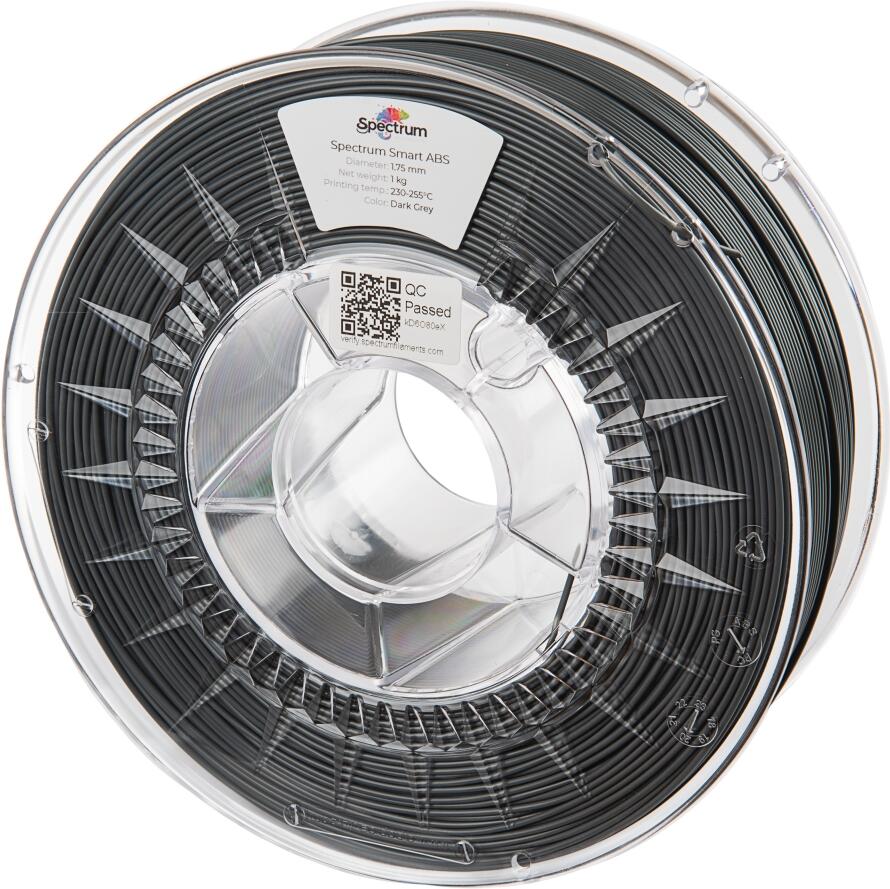Filament Spectrum smart ABS 1.75mm DARK GREY 1kg