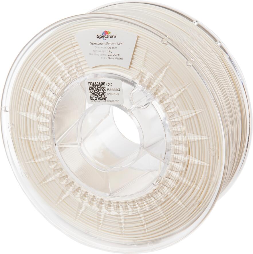Filament Spectrum smart ABS 1.75mm POLAR WHITE 1kg