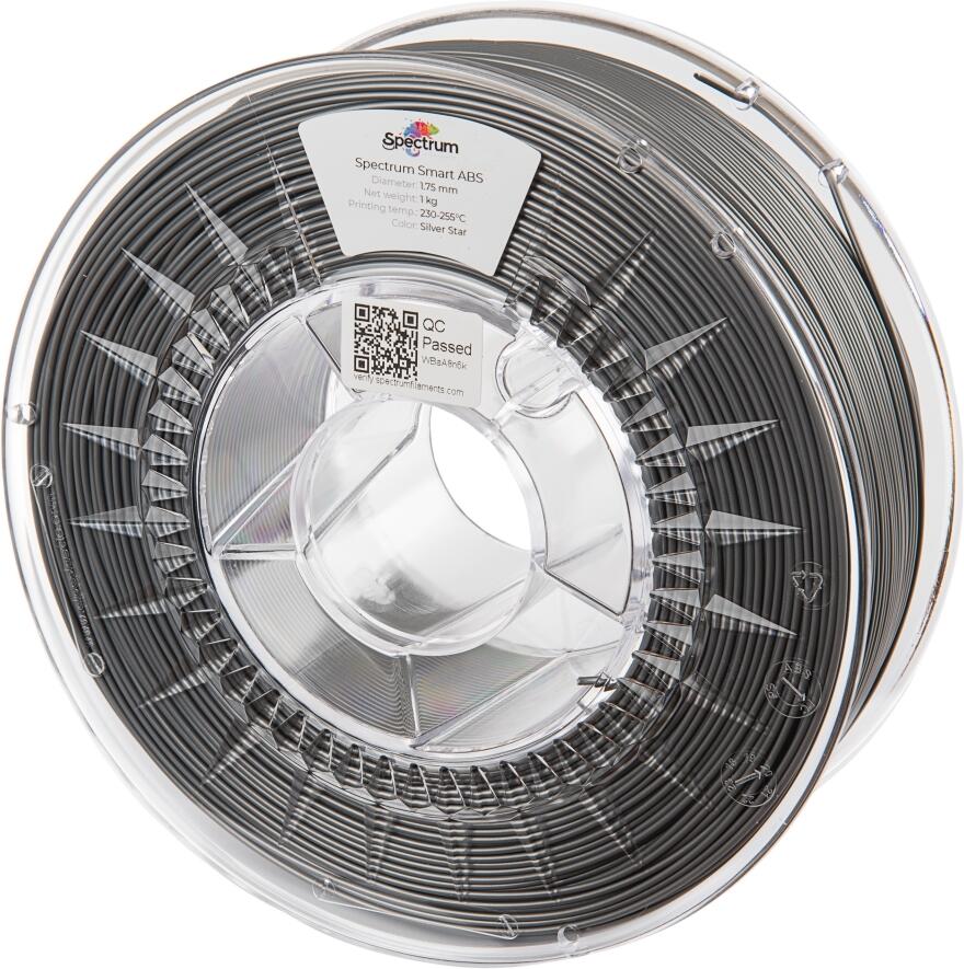 Filament Spectrum smart ABS 1.75mm SILVER STAR 1kg