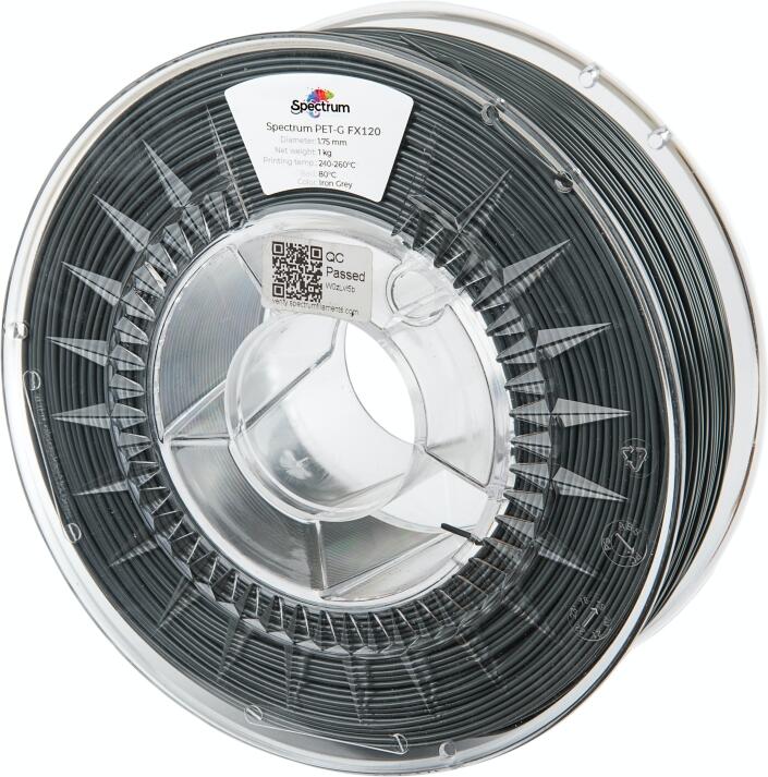 Filament Spectrum PET-G FX120 1.75mm IRON GREY 1kg