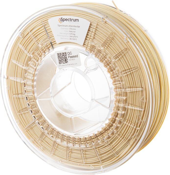 Filament Spectrum ASA Kevlar 1.75mm NAT 0.75kg