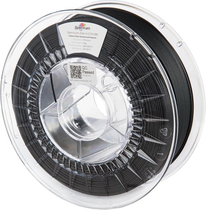 Filament Spectrum ASA-X CF10 1.75mm BK 1kg