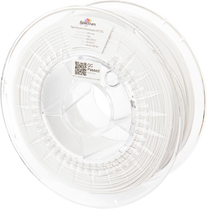 Filament Spectrum PCTG Premium 1.75mm ARCTIC WHITE 1kg