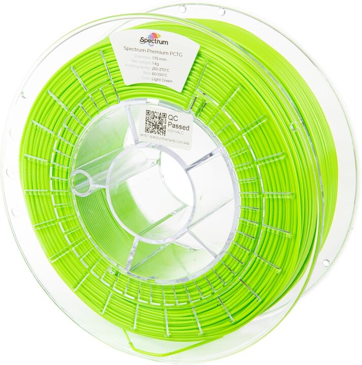 Filament Spectrum PCTG Premium 1.75mm LIGHT GREEN 1kg