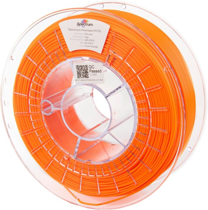 Filament Spectrum PCTG Premium 1.75mm PURE ORANGE 1kg