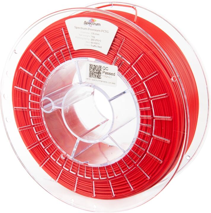 Filament Spectrum PCTG Premium 1.75mm TRAFFIC RED 1kg