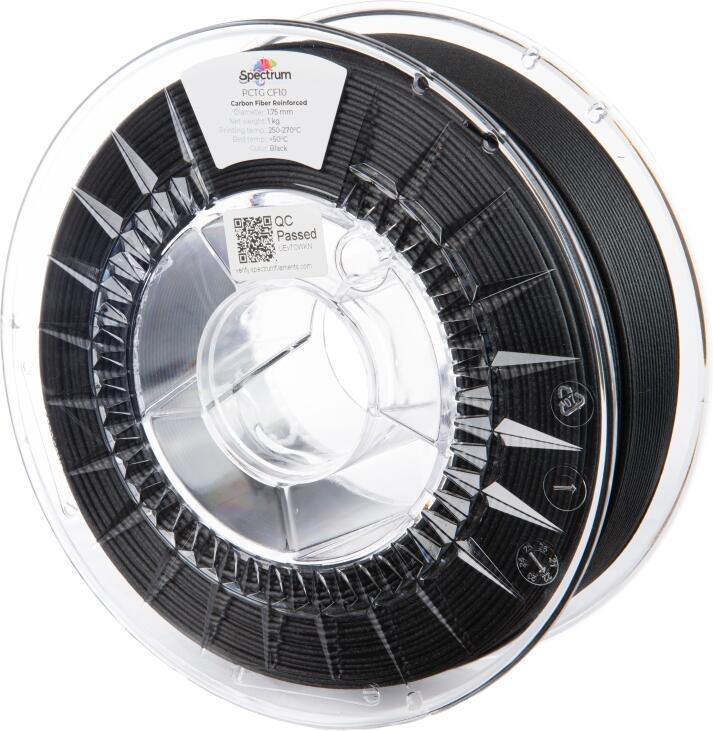 Filament Spectrum PCTG CF10 1.75mm BK 1kg