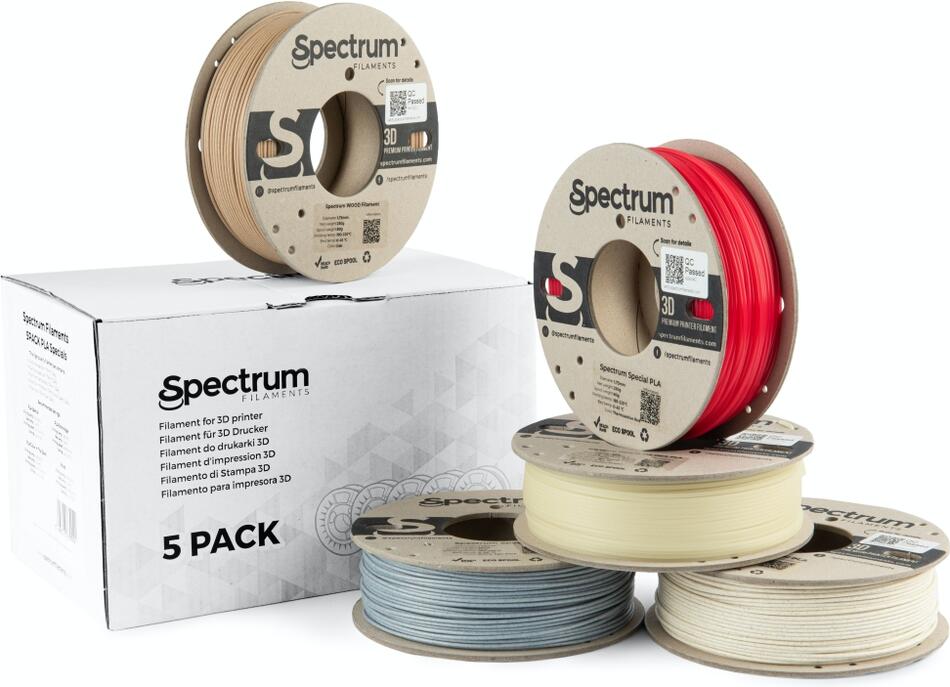 Filament Spectrum 5PACK PLA Specials 1.75mm (5x 0.25kg)