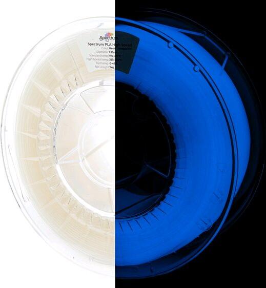 Filament Spectrum PLA High Speed 1.75mm NEON TRANSPARENT 1kg