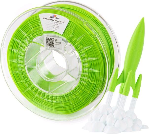 Filament Spectrum PLA High Speed 1.75mm LIME GREEN 1kg
