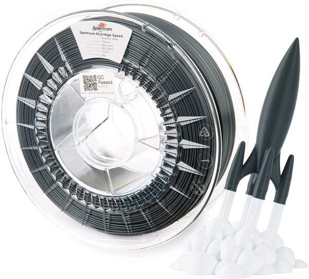 Filament Spectrum PLA High Speed 1.75mm GRANITE GREY 1kg