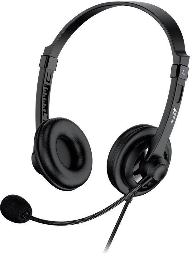 GENIUS sluchátka HS-230U/ USB/ černá (31710021401)