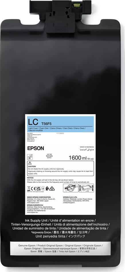 Epson P-Series 64" Light Cyan IIPS Ink 1600ml (C13T56F500)