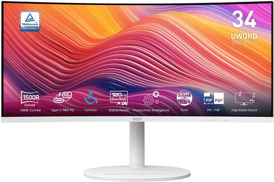 MSI monitor Modern MD342CQPW, 34