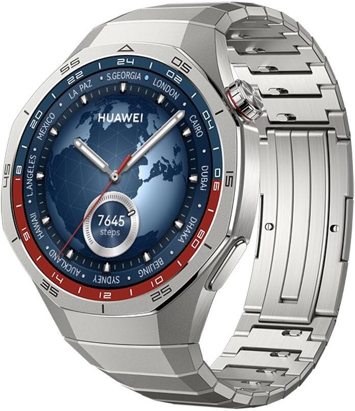 Chytré hodinky HUAWEI Watch GT5 Pro 46 mm, Titanium