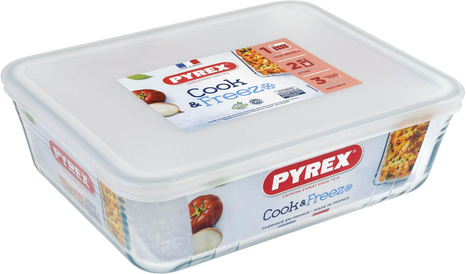 Skleněná dóza s víčkem Pyrex 2600ml