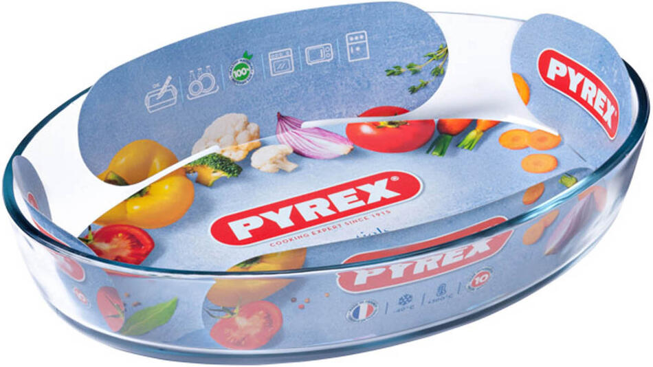 Skleněný pekáč Pyrex 30x21cm/2,2l., borosilikát
