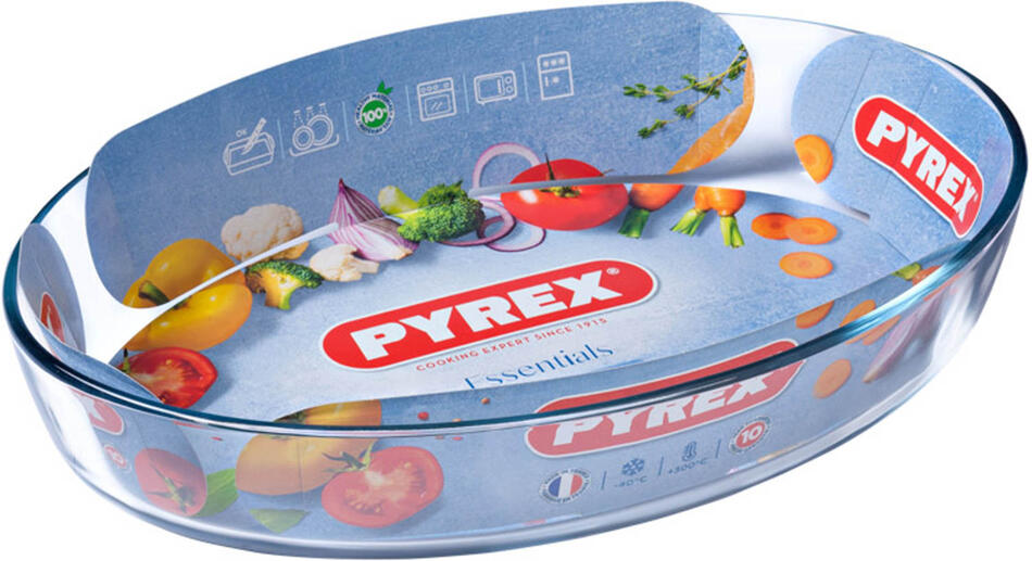 Skleněný pekáč Pyrex 35x24cm/3,1l., borosilikát